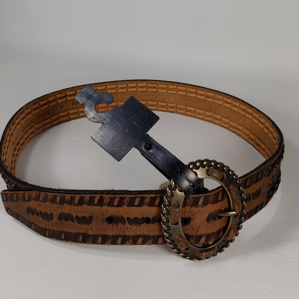 Cowgirls Rock Leather Western Belt